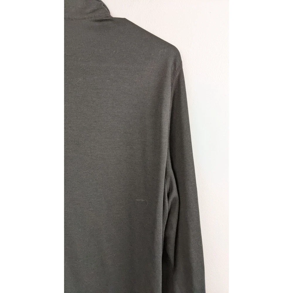 Patagonia Mens XXL Black 1/4 Zip‎ Lightweight Pullover Shirt Hiking Outdoor